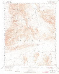 Wingate Pass 1950 topographic map thumbnail
