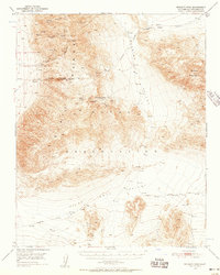 Wingate Pass 1950 topographic map thumbnail