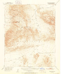 Wingate Pass 1951 topographic map thumbnail