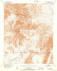 Wingate Wash 1950 topographic map thumbnail