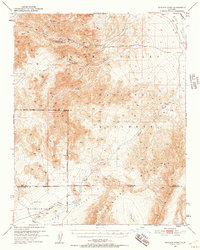 Wingate Wash 1950 topographic map thumbnail