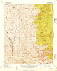 Woody 1952 topographic map thumbnail