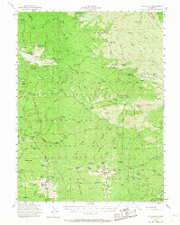 Yolla Bolly 1954 topographic map thumbnail