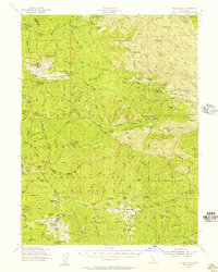 Yolla Bolly 1954 topographic map thumbnail