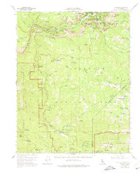 Yosemite 1956 topographic map thumbnail