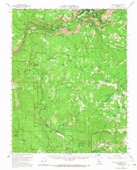 Yosemite 1956 topographic map thumbnail