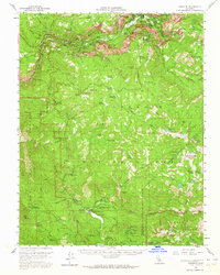 Yosemite 1956 topographic map thumbnail