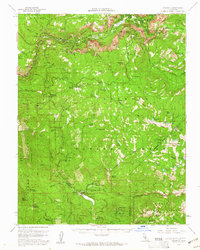 Yosemite 1956 topographic map thumbnail