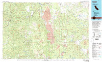 Burney 1976 topographic map thumbnail