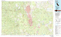 Burney 1976 topographic map thumbnail