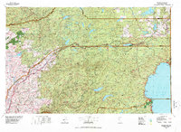 Truckee 1977 topographic map thumbnail