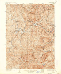 Seiad 1922 topographic map thumbnail