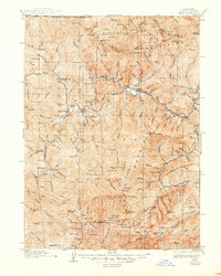 Seiad 1922 topographic map preview