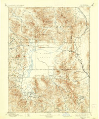 Sierraville 1894 topographic map thumbnail