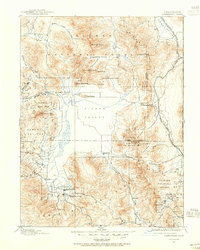 Sierraville 1890 topographic map thumbnail