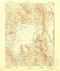 Sierraville 1894 topographic map thumbnail