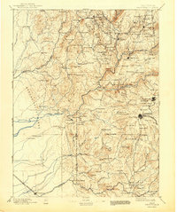 Smartsville 1895 topographic map thumbnail