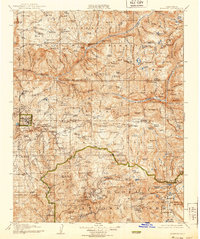 Tehipite 1905 topographic map thumbnail