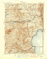 Truckee 1940 topographic map thumbnail
