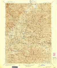 Weaverville 1913 topographic map thumbnail