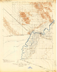 Yuma 1905 topographic map preview
