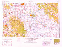San Jose 1962 topographic map thumbnail