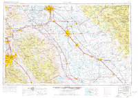 San Jose 1962 topographic map thumbnail