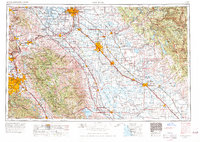 San Jose 1962 topographic map thumbnail