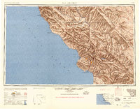 San Luis Obispo 1957 topographic map thumbnail