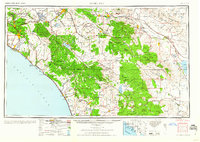 Santa Ana 1960 topographic map thumbnail