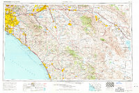 Santa Ana 1959 topographic map thumbnail