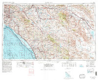 Santa Ana 1959 topographic map thumbnail