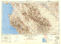 Santa Cruz 1955 topographic map preview