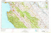 Santa Cruz 1965 topographic map thumbnail