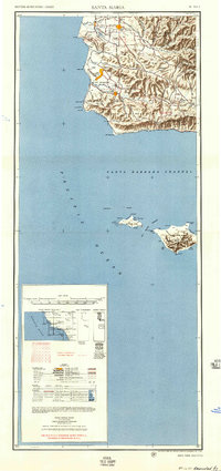 Santa Maria 1957 topographic map thumbnail
