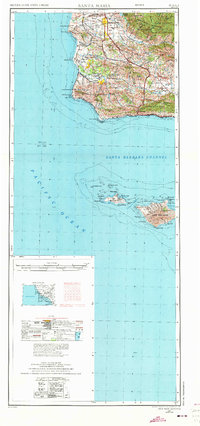 Santa Maria 1956 topographic map thumbnail