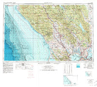 Santa Rosa 1958 topographic map thumbnail