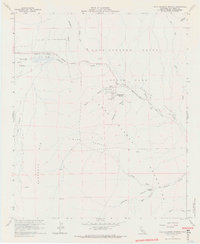 Agua Caliente Springs 1959 topographic map thumbnail
