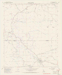 Aguanga 1954 topographic map thumbnail