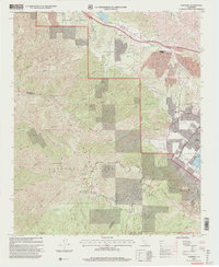 Alberhill 1997 topographic map thumbnail