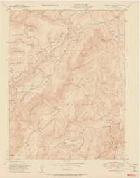 American House 1950 topographic map thumbnail