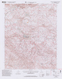 Ascension Mountain 2001 topographic map thumbnail
