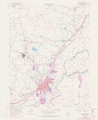 Auburn 1953 topographic map thumbnail