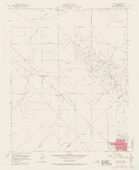 Avenal 1954 topographic map thumbnail