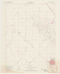 Avenal 1954 topographic map thumbnail