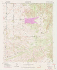 Bachelor Mtn 1953 topographic map thumbnail