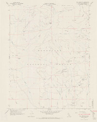 Ball Mountain 1967 topographic map thumbnail