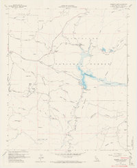Barrett Lake 1960 topographic map thumbnail