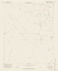 Bates Canyon 1964 topographic map thumbnail