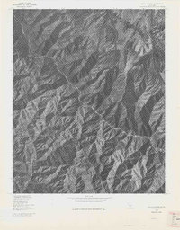 Bates Canyon 1977 topographic map thumbnail